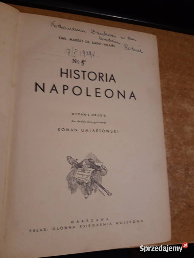 HISTORIA NAPOLEONA De SaintHilaire Iwno