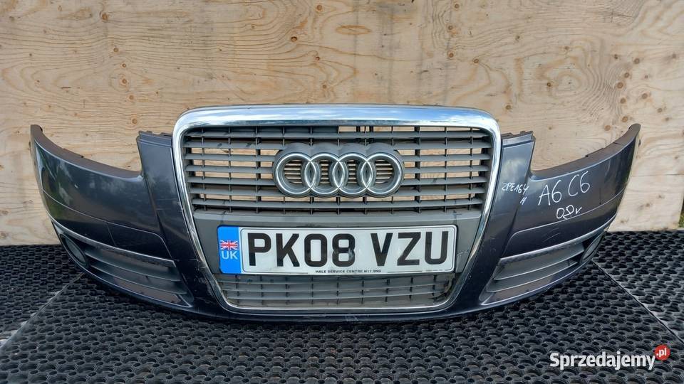 AUDI A6 C6 ZDERZAK PRZÓD HALOGEN wielkopolskie