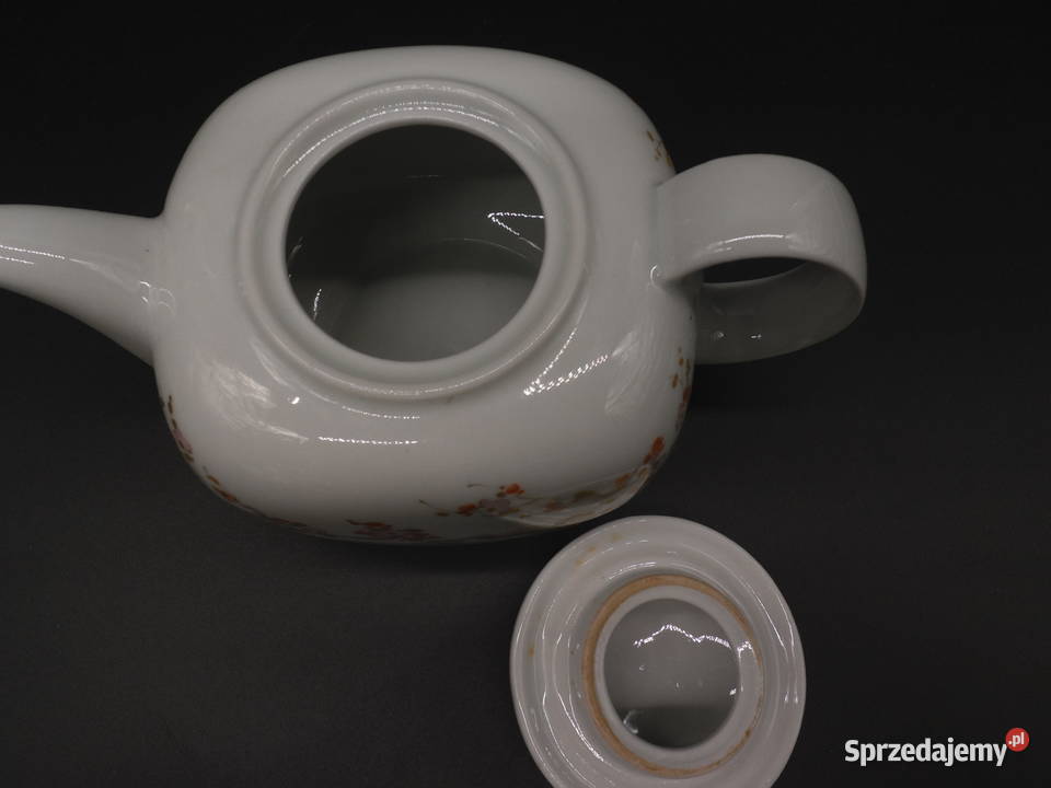 Porcelanowy dzbanekczajnik do herbaty Piesau w Porcelana i szkło Raszków