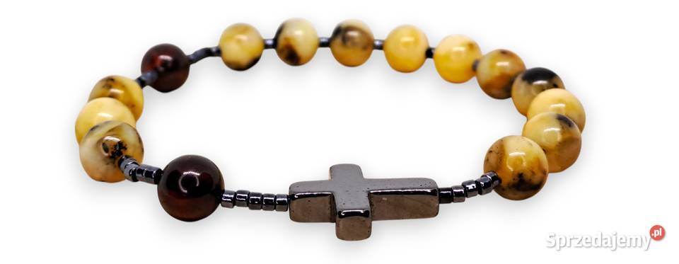 Bransoletka różaniec dziesiątka różańca z Zegarki i Biżuteria Warszawa