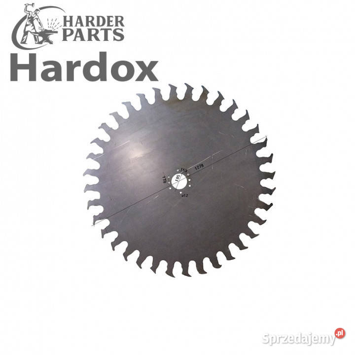 Talerz zbierający kempera HARDOX części do Suwałki