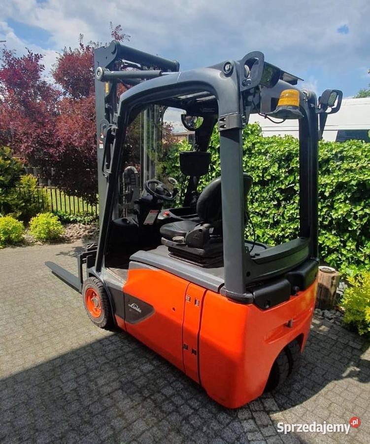 Wózek widłowy elektryczny Lide E1602 Triplex 530 Linde mazowieckie