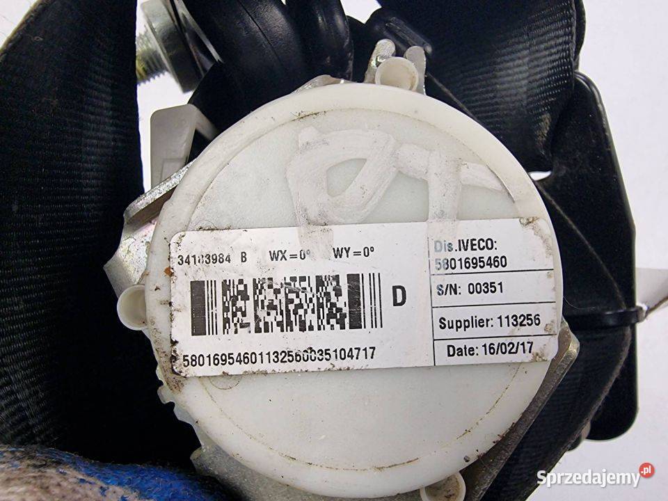 PAS BEZPIECZŃSTWA IVECO DAILY 50C35 5801695460 Lipno