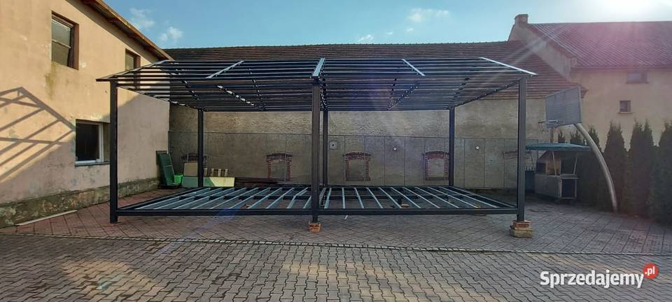 Konstrukcja wiaty 35 m2 wiata I ogrodowagarażowa samodzielny Nysa sprzedam