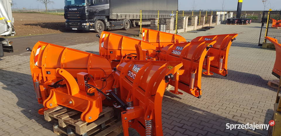 Pług do śniegu śnieżny Yeti 3000 rozkładany Oleśnica sprzedam