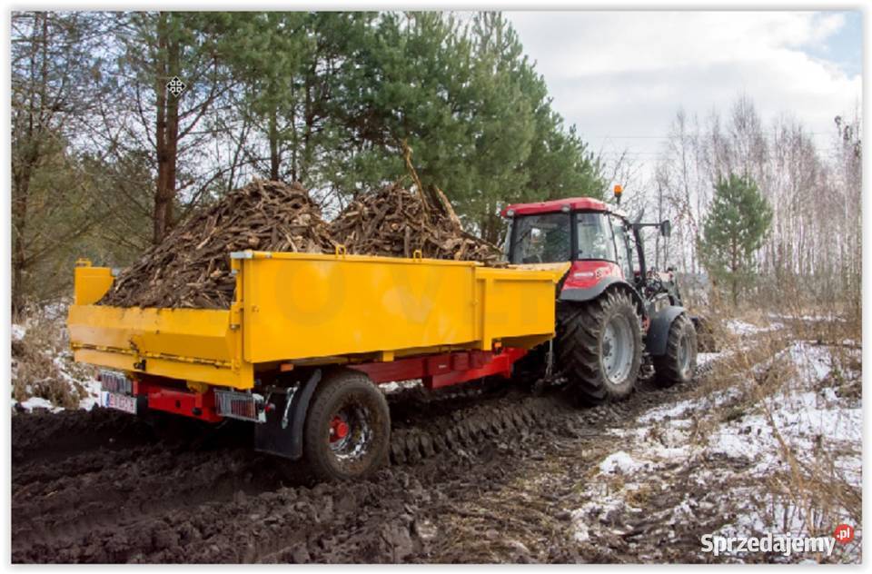 Przyczepa budowlana tandem Pronar przyczepy Nowe Rogóźno