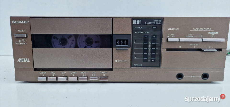 magnetofon Sharp RT101HB RT 101 HB casette deck Międzychód