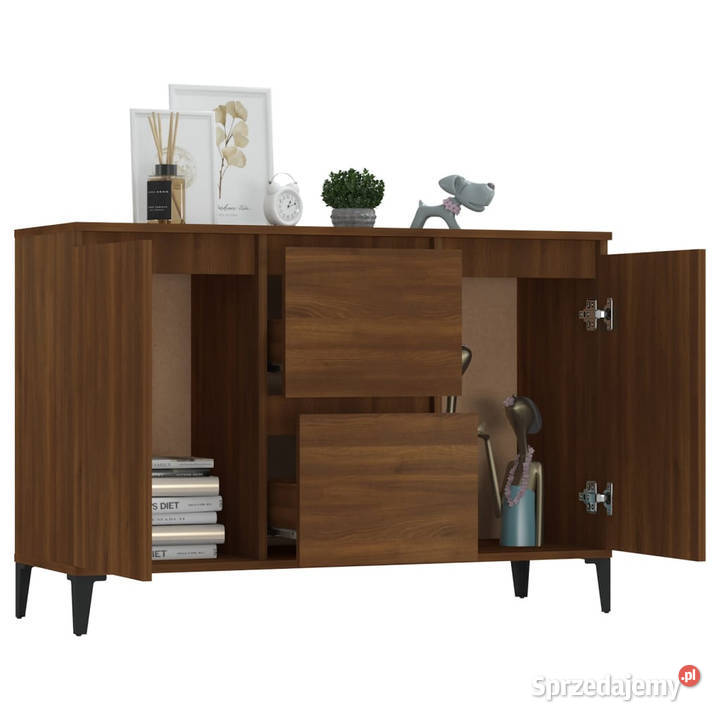 Szafka brązowy dąb 104x35x70 WM815167 Warszawa sprzedam