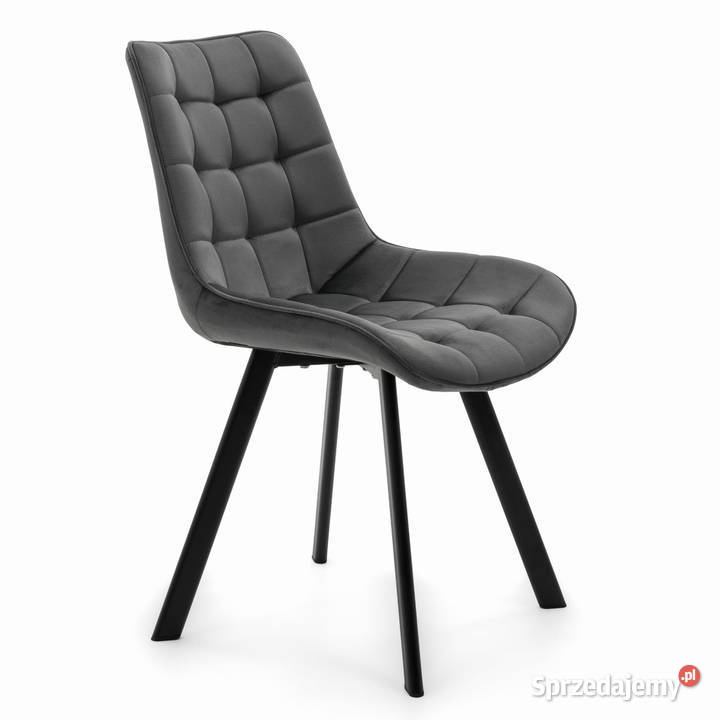 Krzesło Tapicerowane Tori Ciemnoszare Wysyłka Krzesła Tarchały Małe