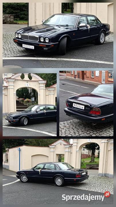 Jaguar XJ wynajem samochodu ślub