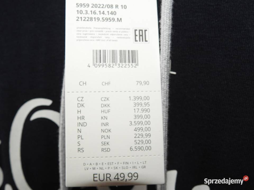 Bluza męska granatowa sOliver M