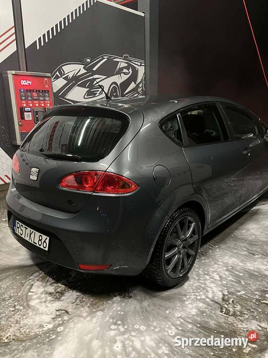 Seat Leon II FR 20 TDI 170 2008 r przebieg 249 szary małopolskie Rabka-Zdrój