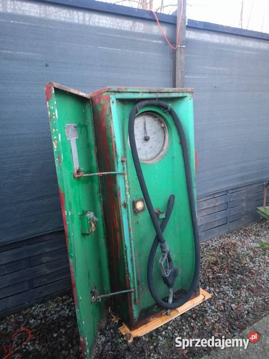 Dystrybutor paliwa stary PRL kolekcjonerski Świerczów sprzedam