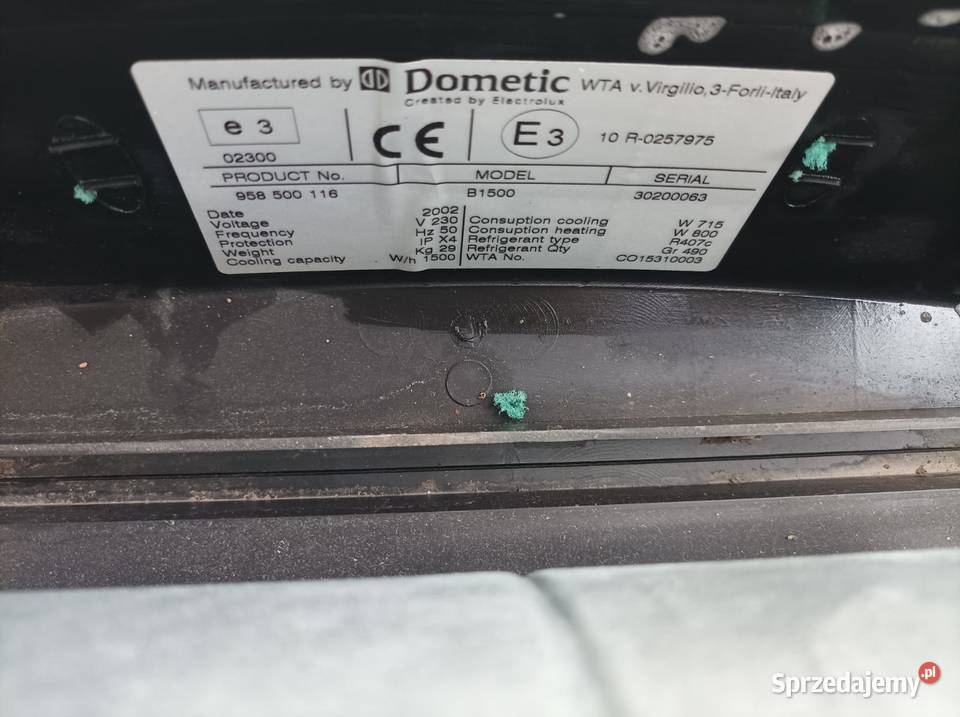 KLIMATYZACJA DACHOWA ELECTROLUX B1500 Grzebowilk