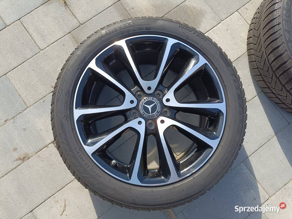 Felgi Mercedes 18 5x112 ET43 opony zimowe 24545 aluminiowe mazowieckie Ostrołęka