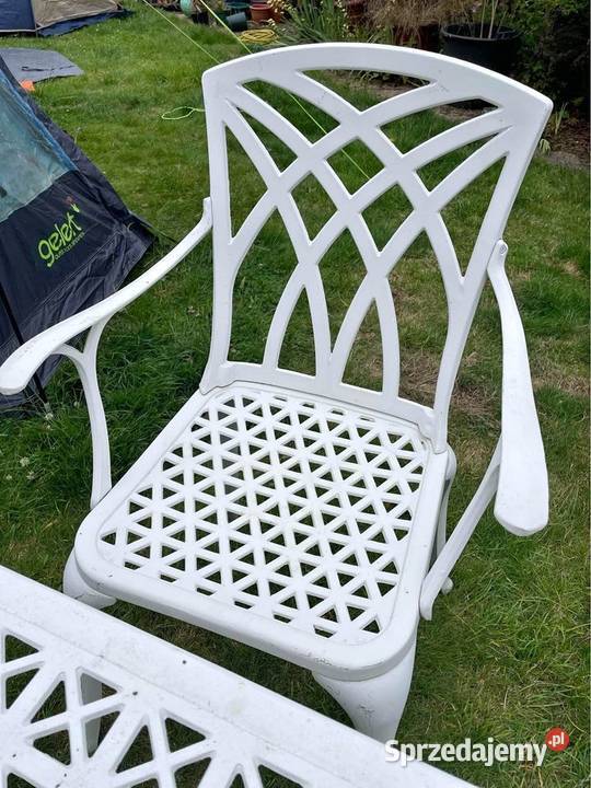 Unikatowy zestaw mebli ogrodowych ALUMINIUM 4 Ciepielów