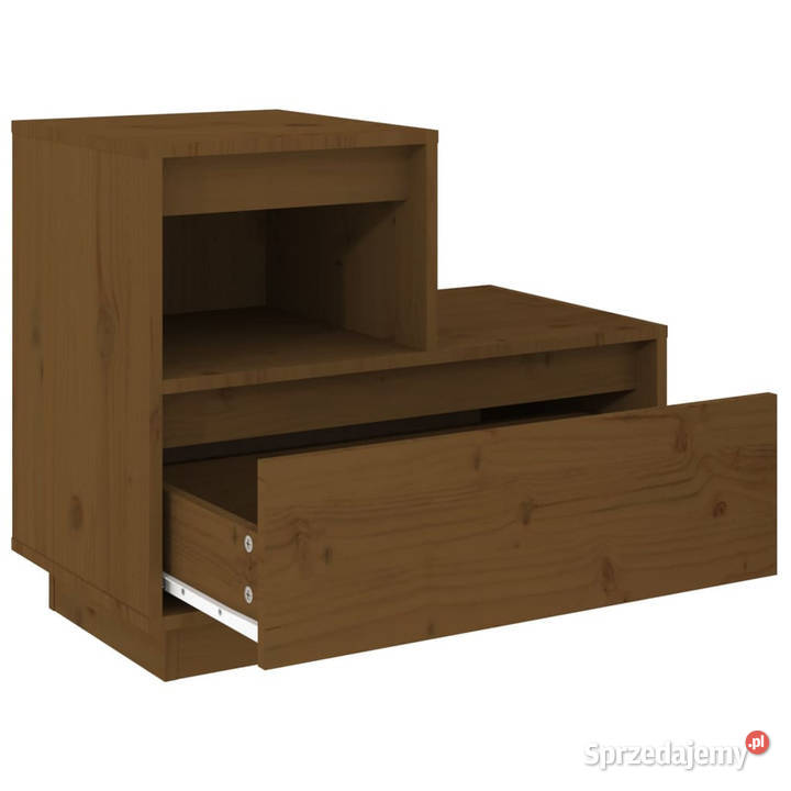 Szafki nocne 2 miodowy brąz 60x34x51 drewno Warszawa sprzedam