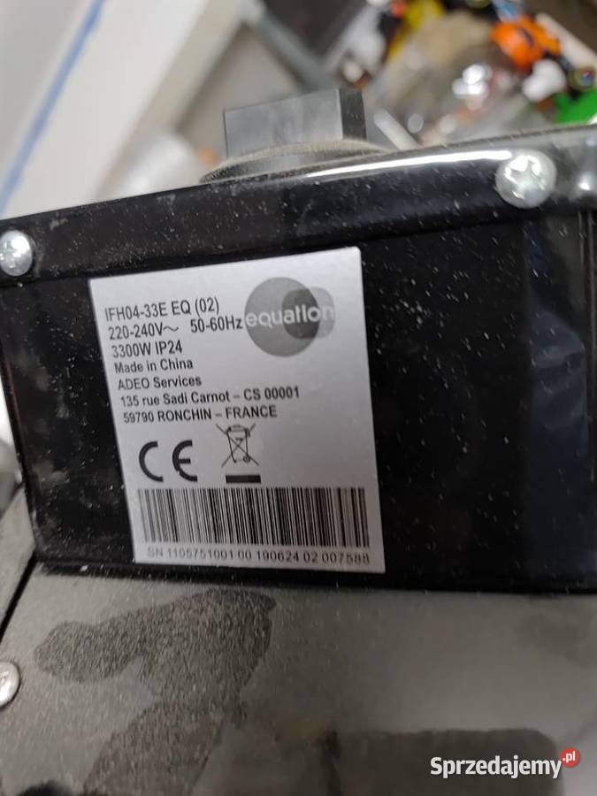 Nagrzewnica czarna Wild 3300 W Equation Wilczyce