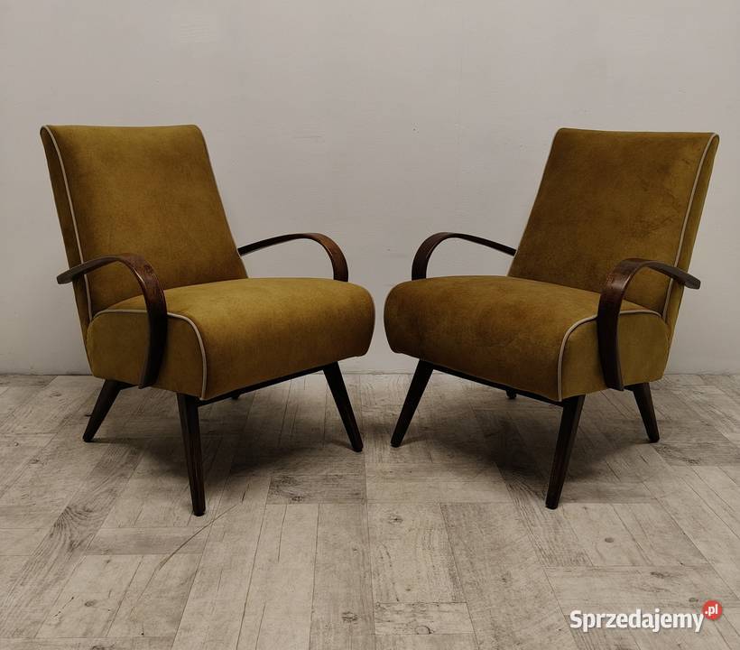 fotel fotele vintage midek PRL Czechosłowacja Radomsko