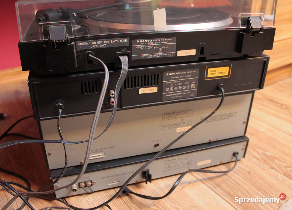 SANYO Japońska wieża Tuner JT 760L Gramofon TP