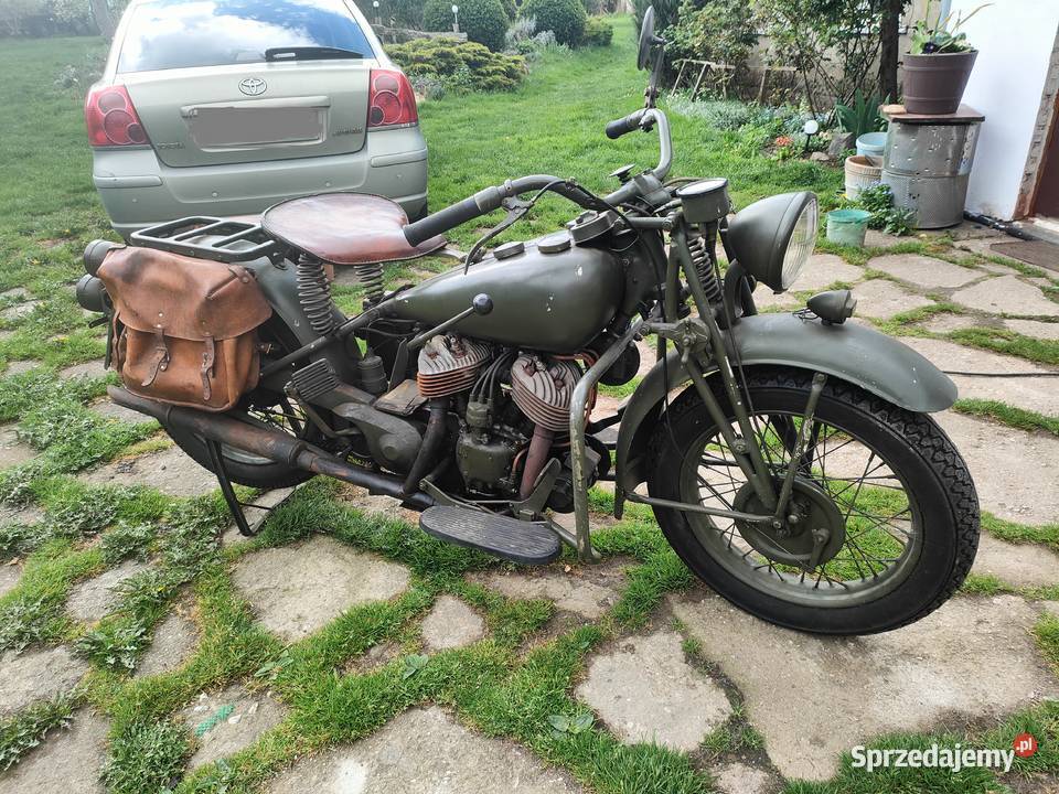 Indian 741B Scout Wczesny model z 1942 r SPRAWNY Nowy Dwór Mazowiecki