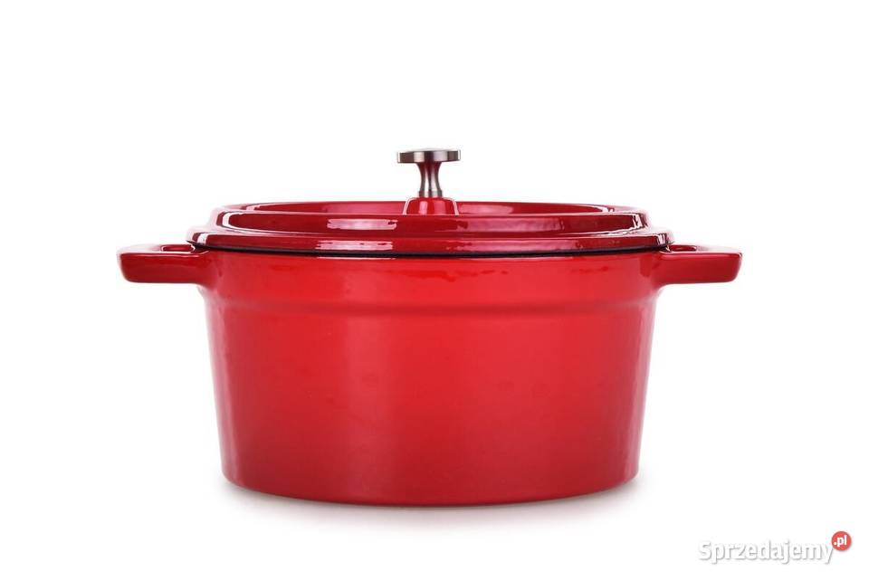 750 ml MIDI COCOTTE żeliwny okrągły garnuszek z Pozostałe Kraków