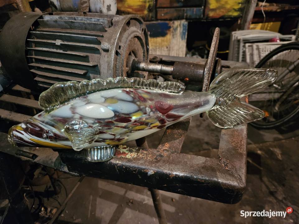 Szklana Ryba Rybka PRL Kłodawa sprzedam