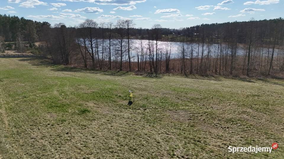 Działka rolna z linią brzegową jeziora Wygryny w warmińsko-mazurskie