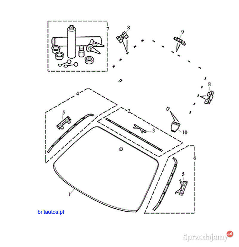 ROVER 75 MG ZT SPINKA KAROSERYJNA SPINKI LISTWY Poznań