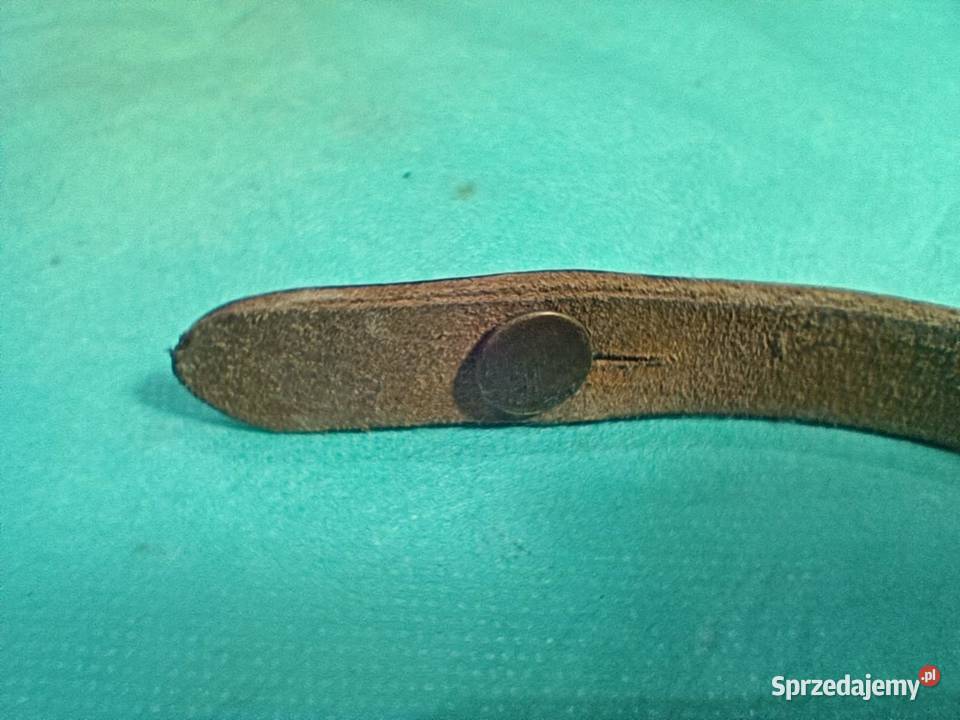 Stary wojskowy skórzany pasek Kolekcje