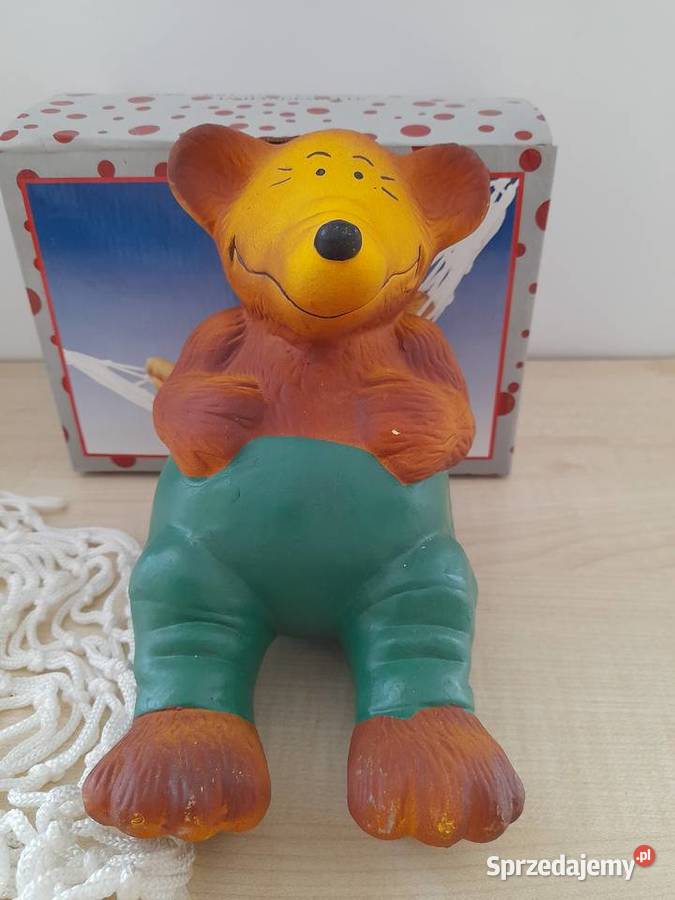 Figurka Niedźwiadek Bruno na hamaku 19 Figurki i rzeźby Bogatynia