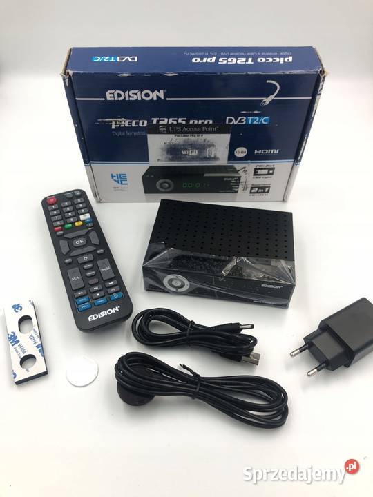 Tuner DVBT2 Edision Picco T265 Pro wielkopolskie Kalisz