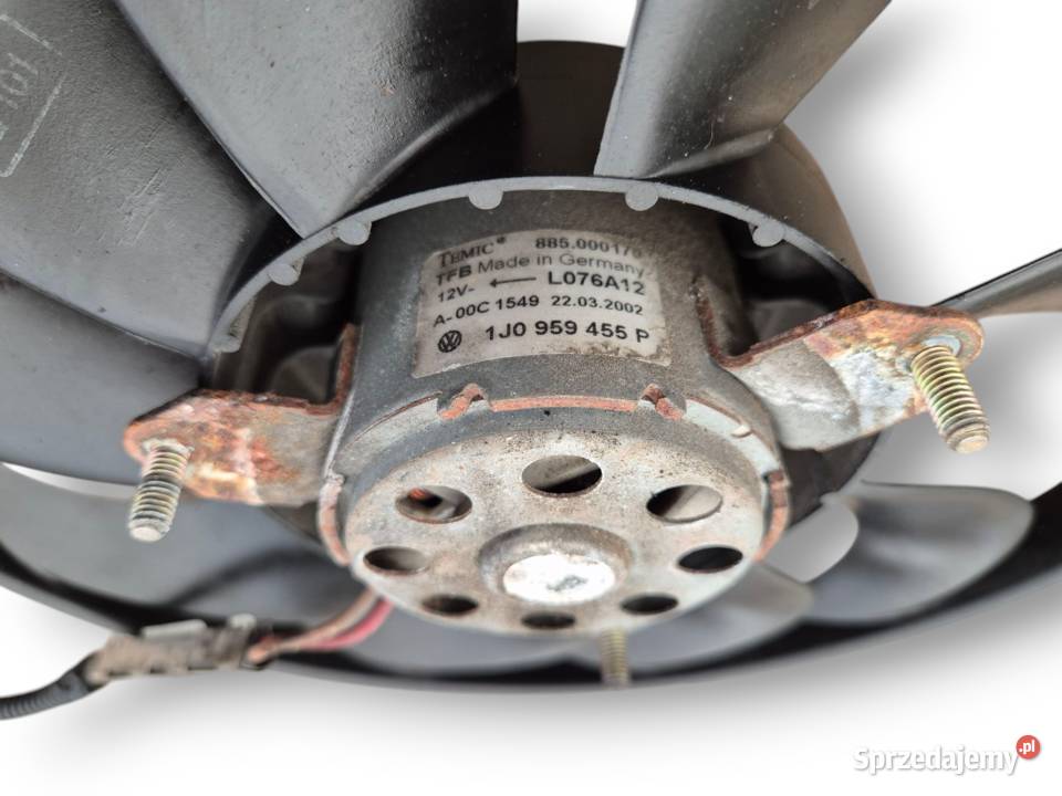 WENTYLATOR CHŁODNICY MAŁY SEAT AUDI SKODA VW Działoszyce sprzedam