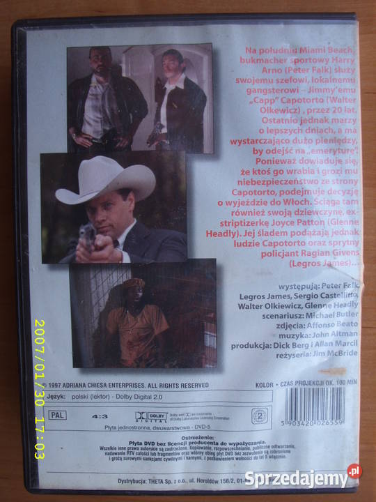 Film na DVD GANGSTER NA WAKACJACHP FALK dolnośląskie Wołów sprzedam