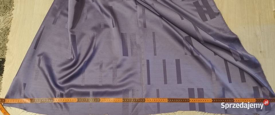 Zasłony fioletowe materiał Sulęcin