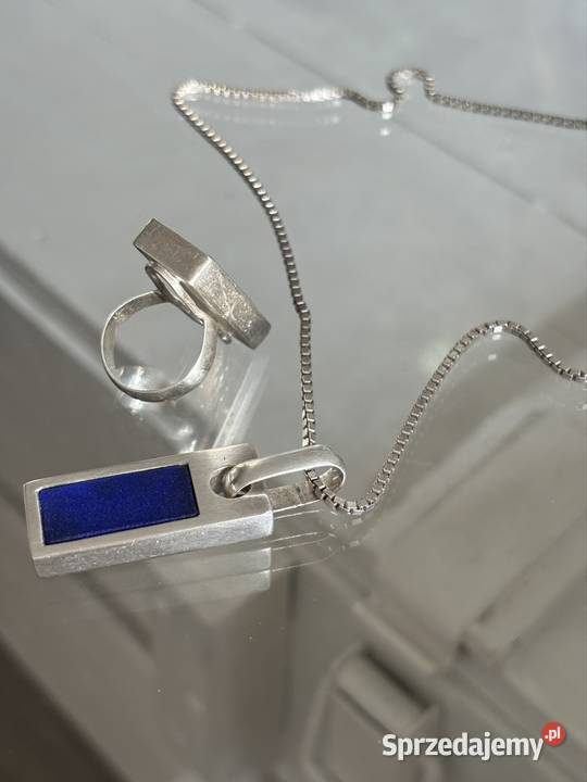 Srebrny komplet srebro Zestawy biżuterii Bydgoszcz sprzedam