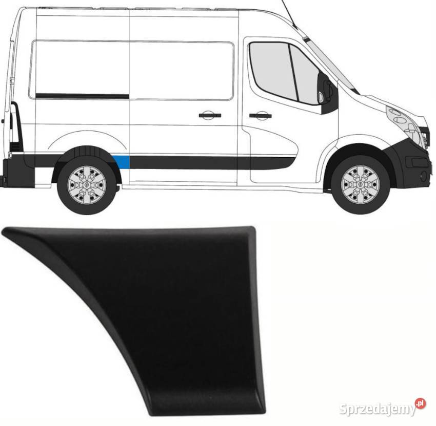 Opel Movano Renault Master 1021 listwa boczna Łódź sprzedam