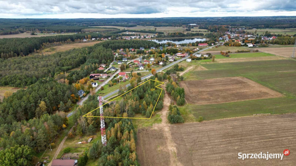 Działka inwestycyjna drodze DK21 121zł/m2 Trzebielino