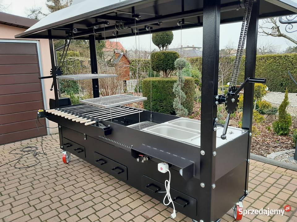 Gastronomiczny grill cateringowy węglowy Damasławek