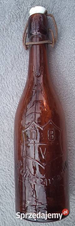 OBV Schutzmarke stara przedwojenna butelka piwie Piekary Śląskie