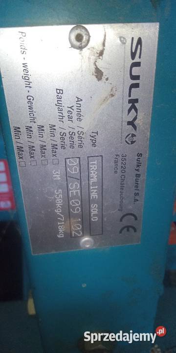 Siewnik zbożowy sulky tramline se 3m Siewniki łódzkie Lipnica