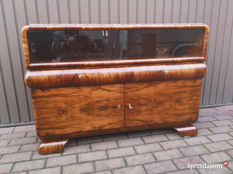 Komoda Pomocnik ARTDECO Orzech Stara Antyk Swarzędz