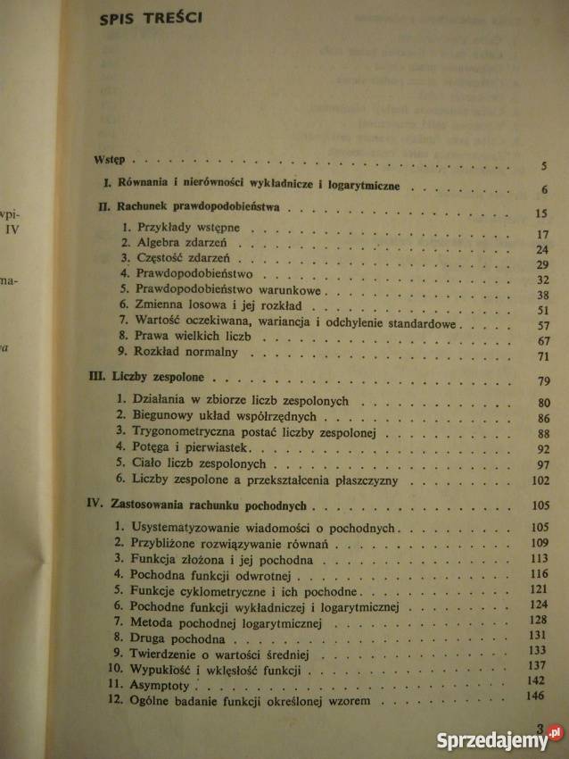 MATEMATYKA III IV ANUSIAK JAN Podręczniki Siedlce sprzedam