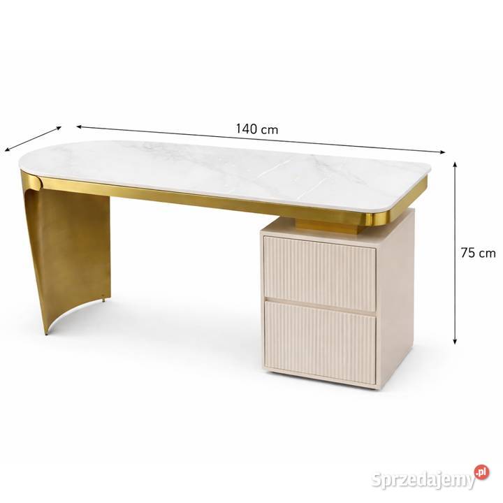 Zestaw mebli biurowych Matrix biurko ryflowane małopolskie Golkowice