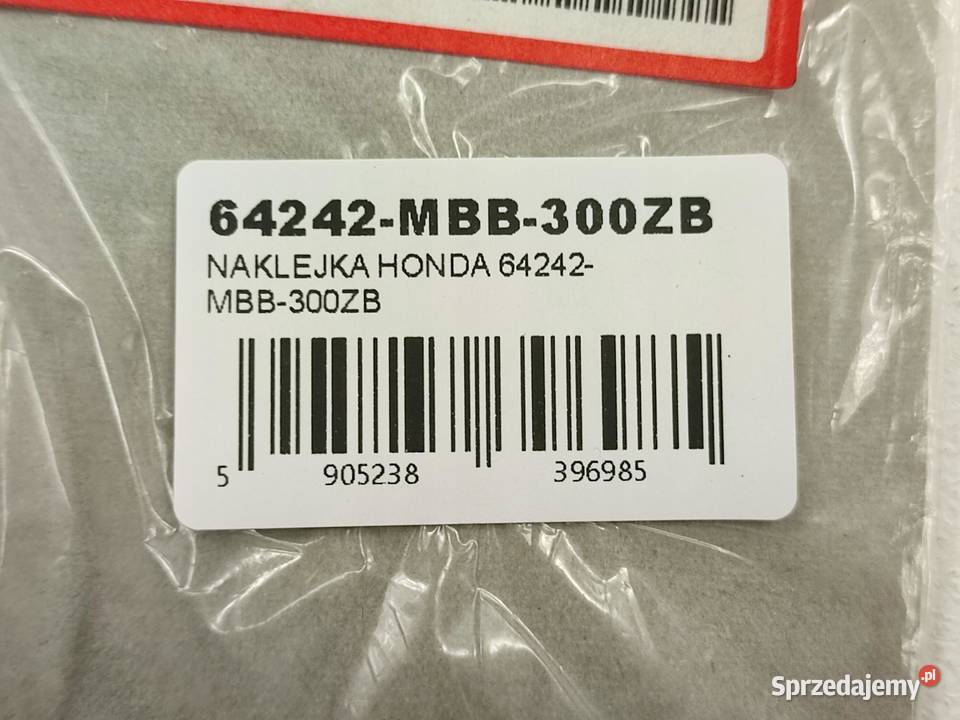 NAKLEJKA VTR LEWY BOCZEK HONDA VTR1000F osobowe