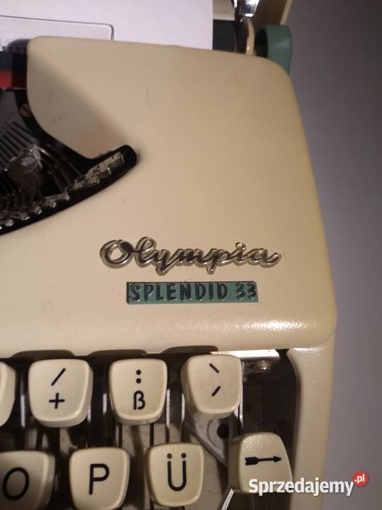Maszyna do pisania retro prl Olympia Splendid 33 Gdańsk