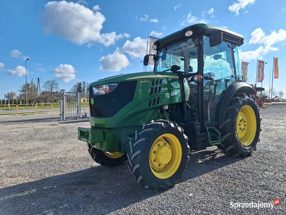 Ciągnik sadowniczy John Deere 5105 GF Napęd 4x4 Lipnik