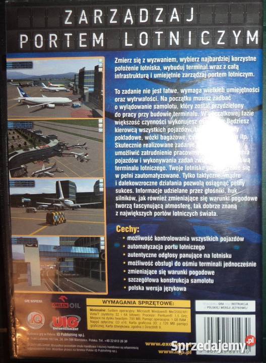 Aiport Simulator Zarządzaj lotniskiem PC CD BOX Komputerowe PC Rzeszów