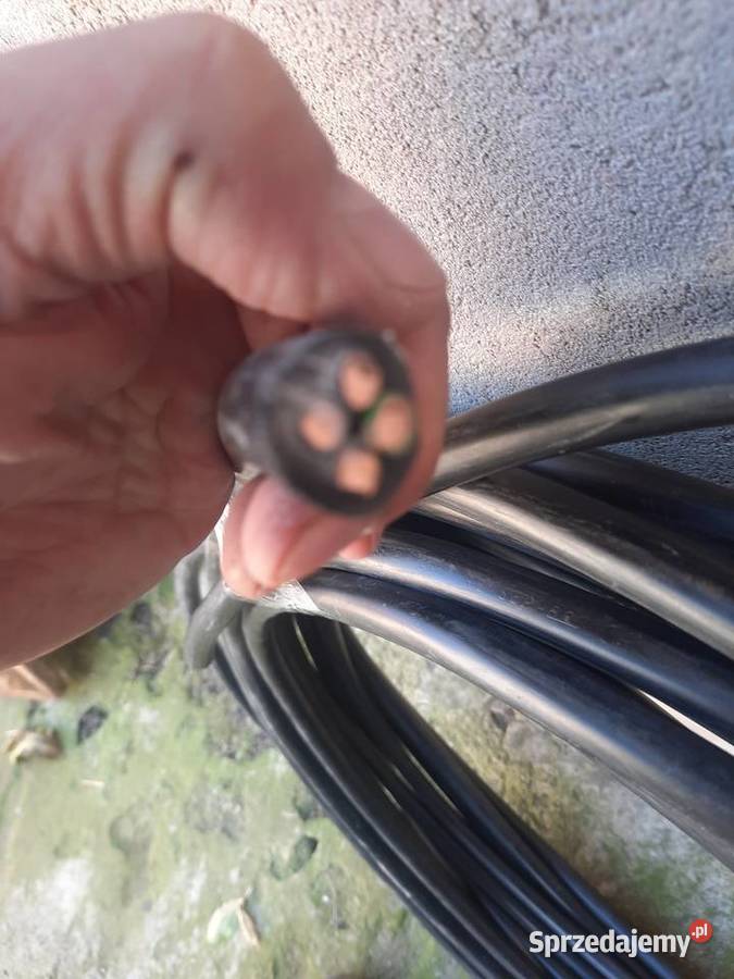 Kabel ziemny 4x10 YKY 25mb Gniezno sprzedam