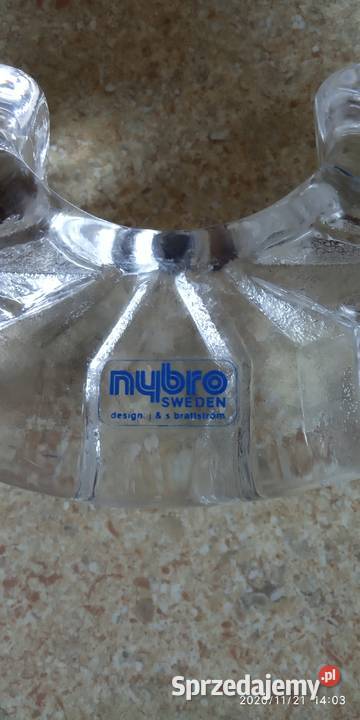 vintage świecznik Nybro małopolskie Nowy Targ